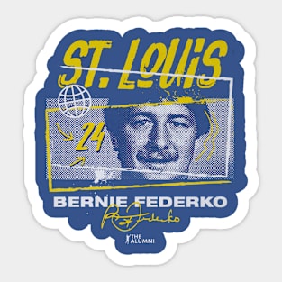 Bernie Federko St. Louis Tones Sticker